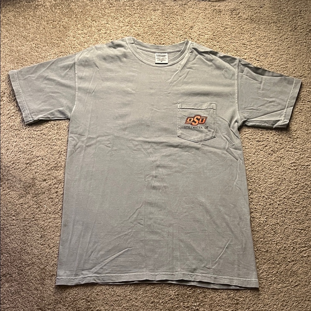 Gray Oklahoma State Men's T-Shirt